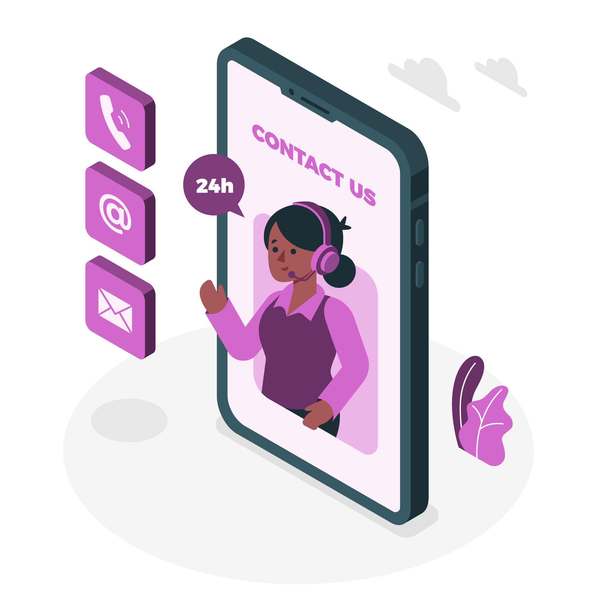 Contact Illustration